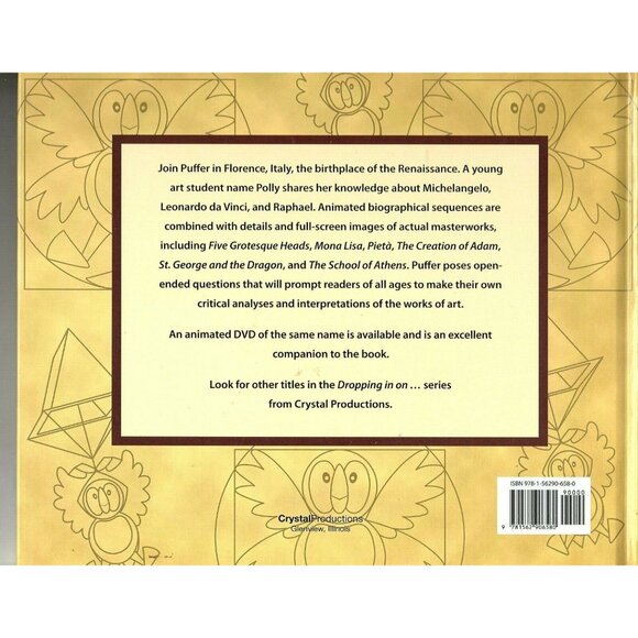 Dropping in on Renaissance Artists Childrens 2010 New Hardcover - Picture 2 of 2